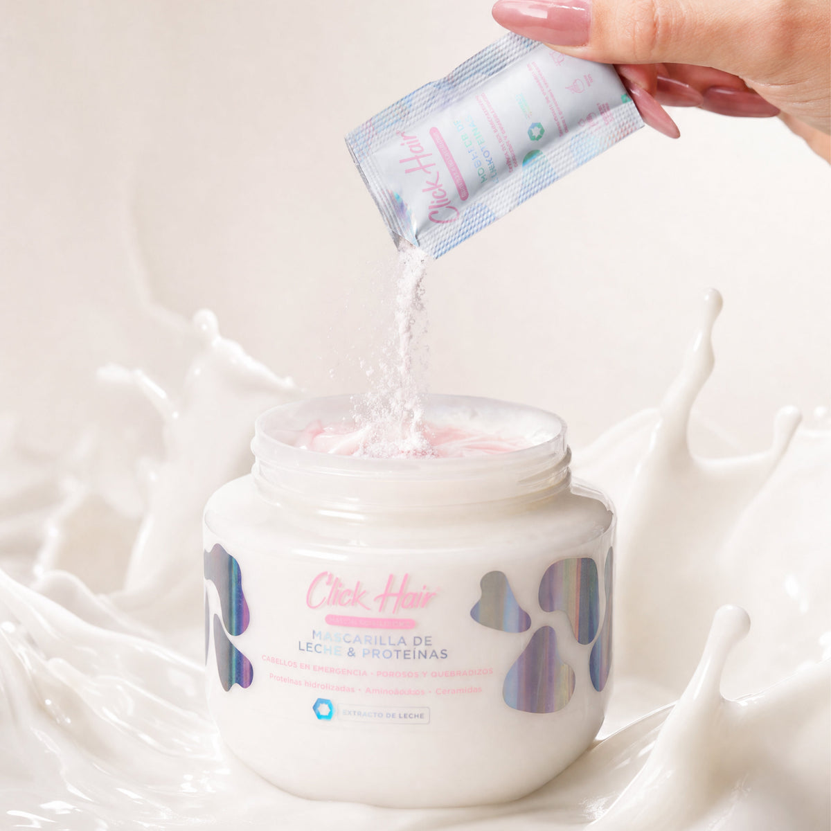 Click Hair Kit Mascarilla 300ml y Booster de Proteinas 3g