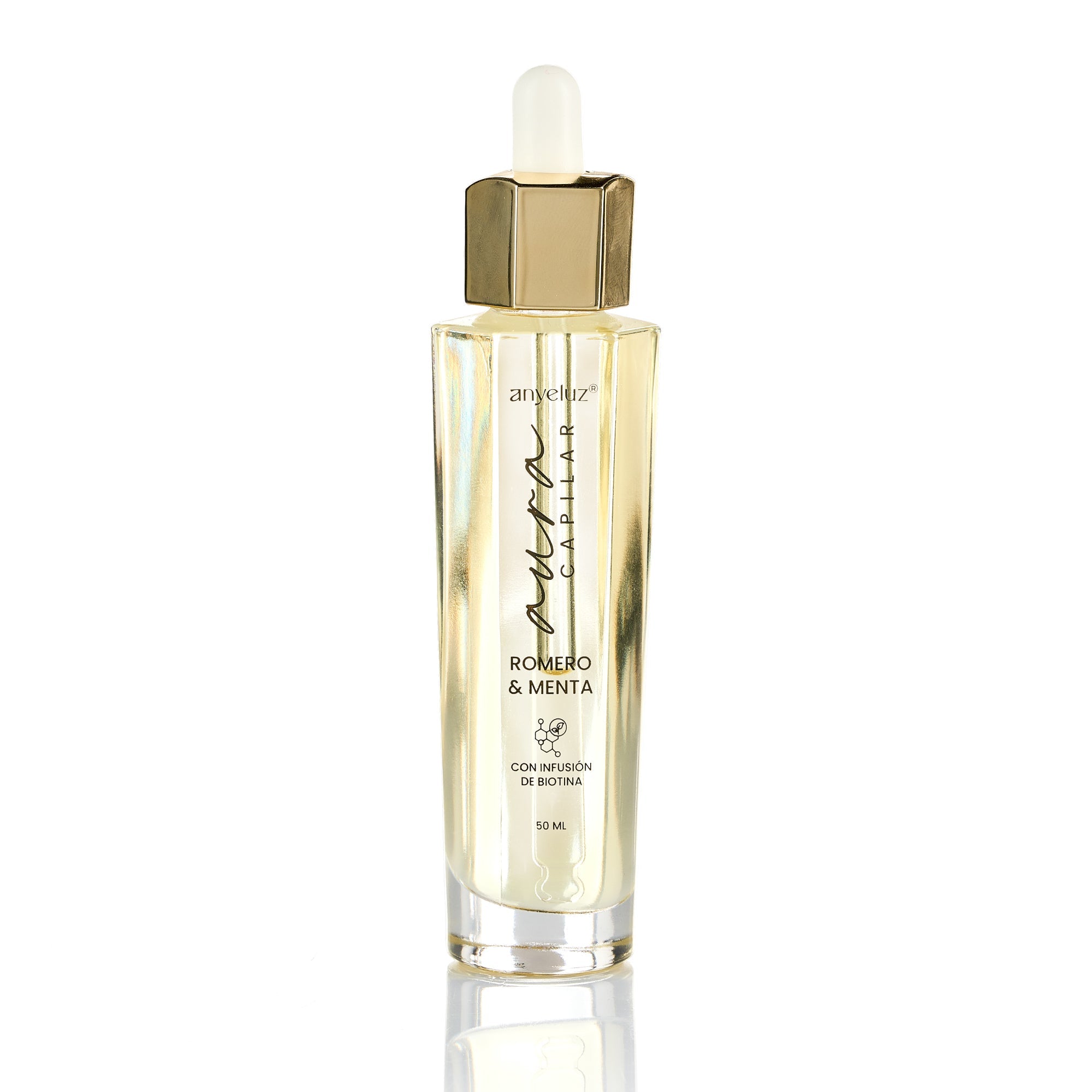 ANYELUZ ACEITE CAPILAR CON ROMERO Y MENTA 50ml