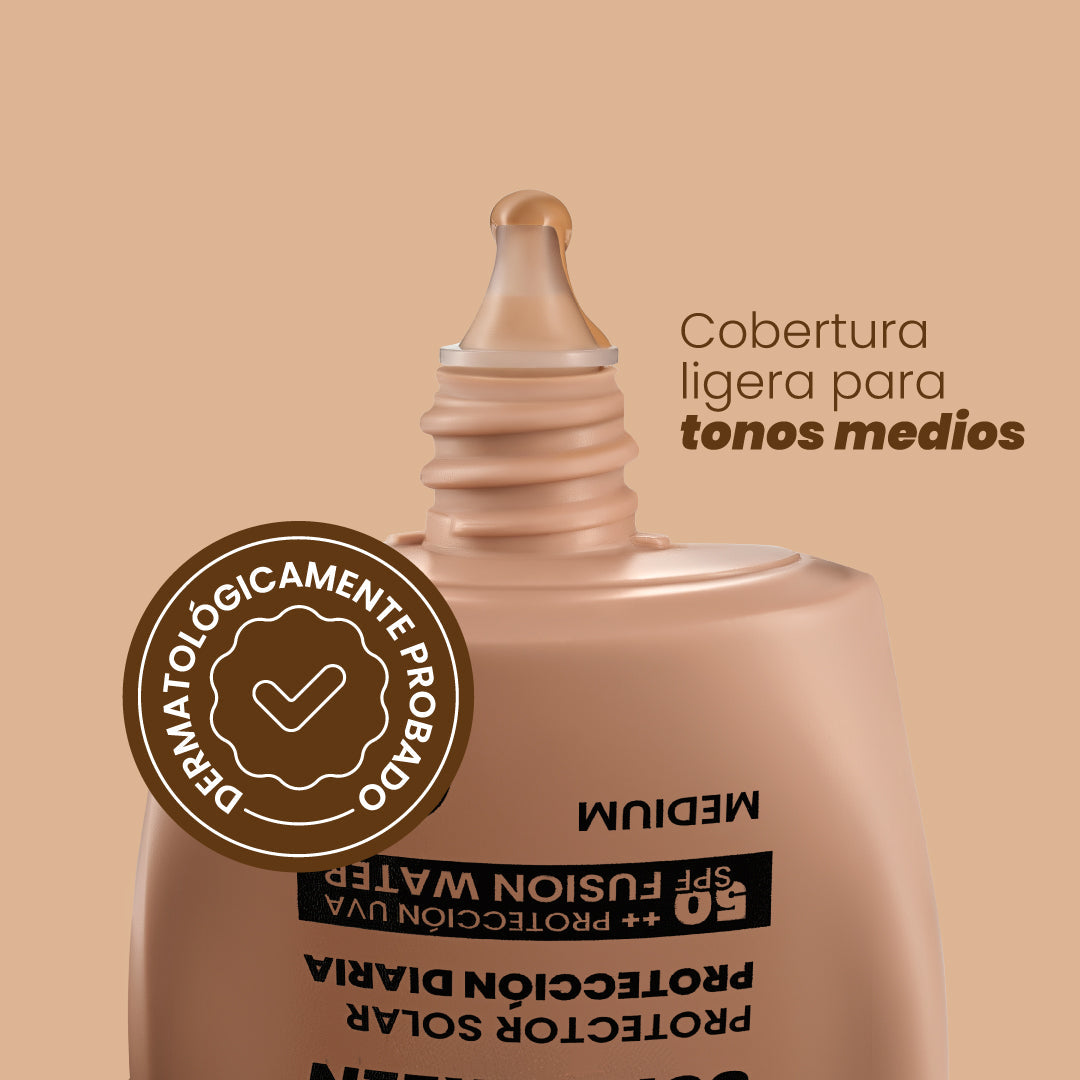 ANYELUZ PROTECTOR SOLAR SPF50+ FUSION WATER - TONO MEDIUM 50ml