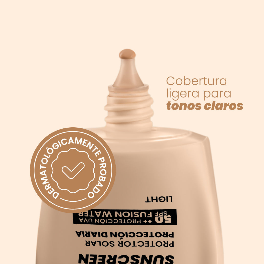 ANYELUZ PROTECTOR SOLAR SPF50+ FUSION WATER - TONO LIGHT 50ml