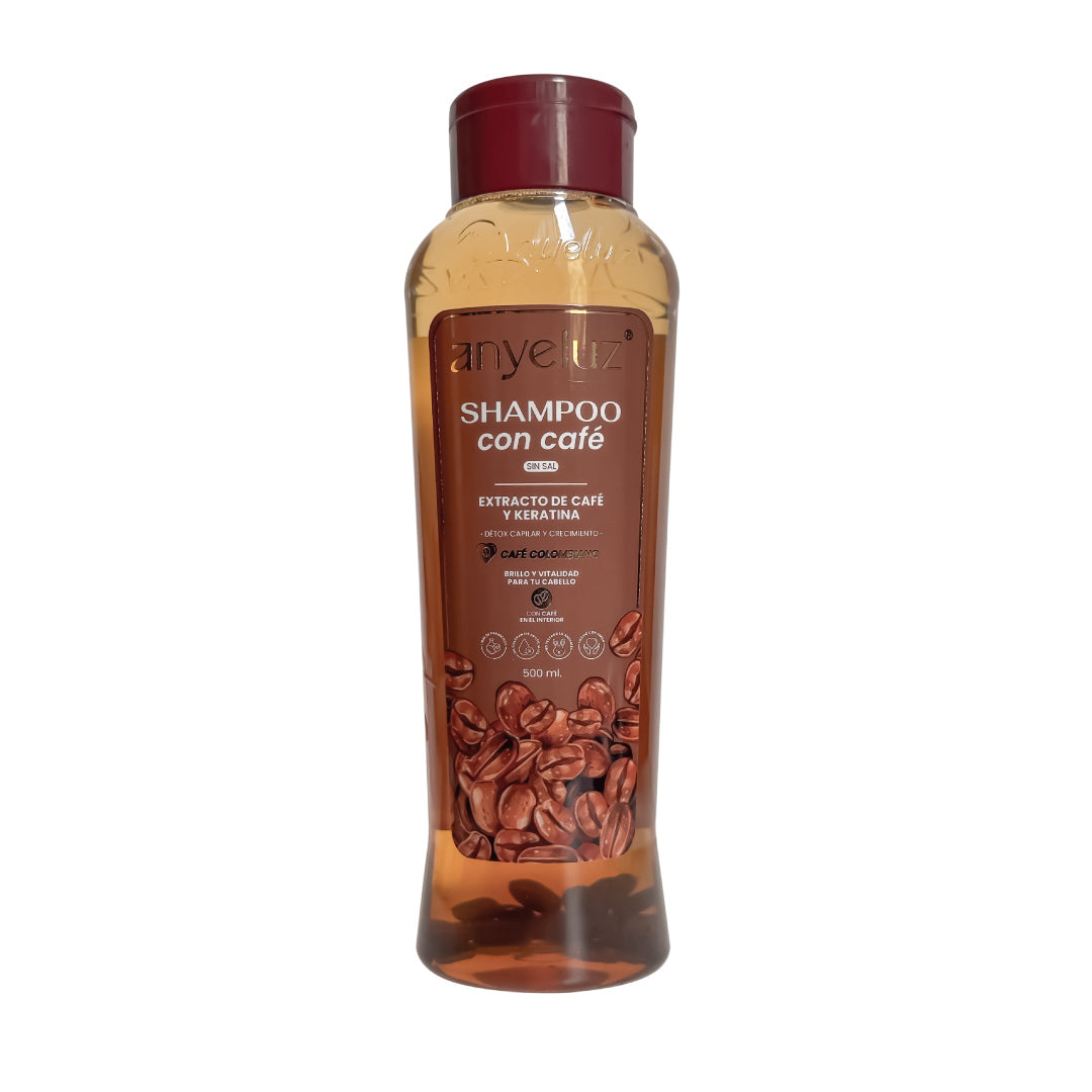 ANYELUZ SHAMPOO CON CAFE x 500ml