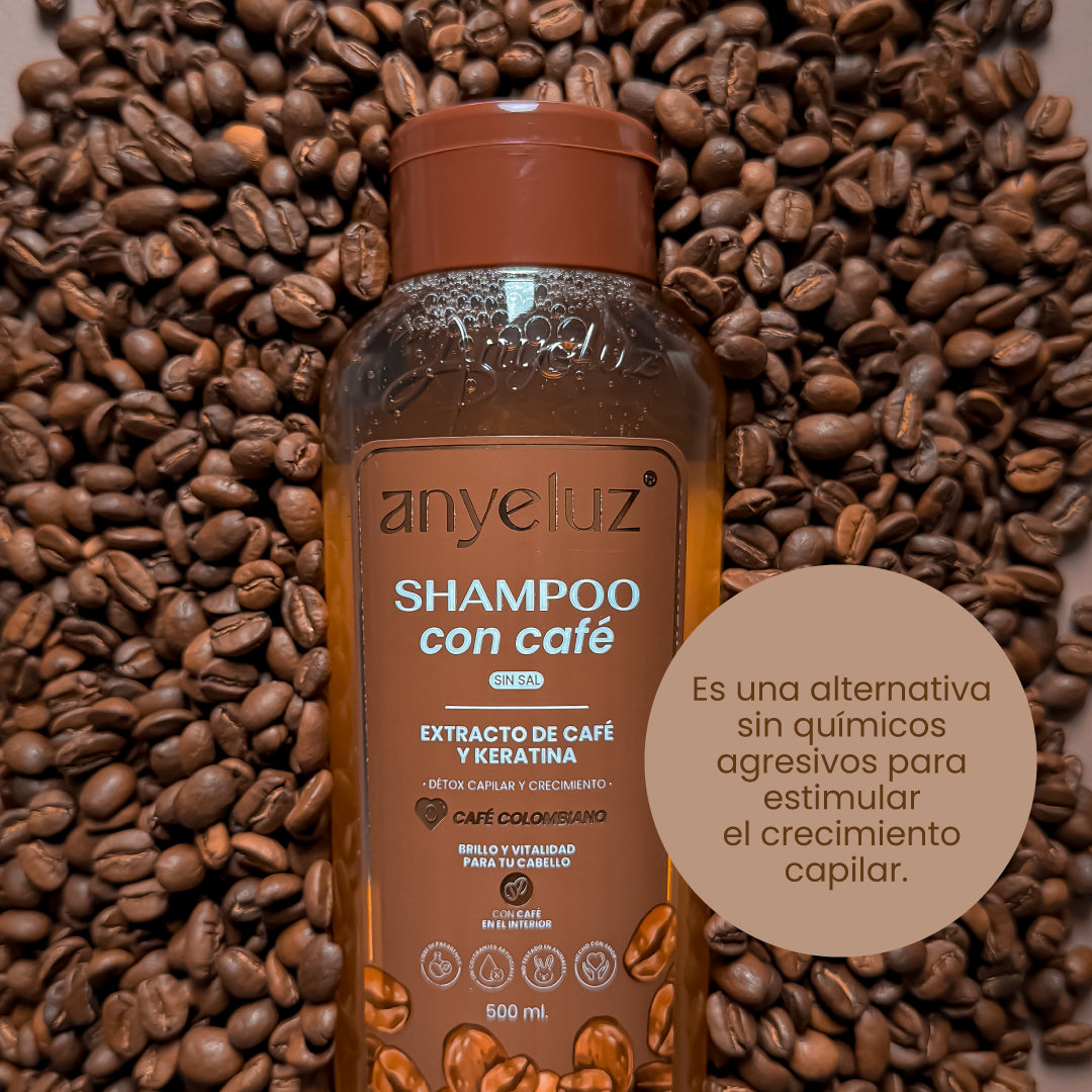 ANYELUZ SHAMPOO CON CAFE x 500ml
