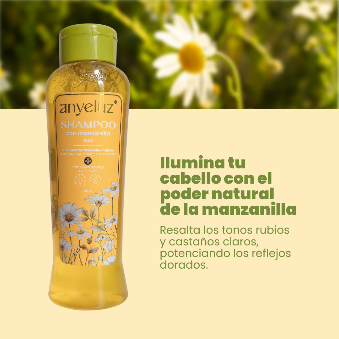 ANYELUZ SHAMPOO CON MANZANILLA x 500ml