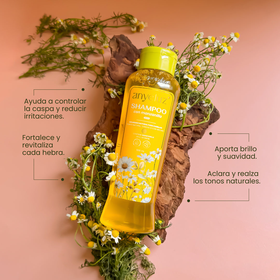 ANYELUZ SHAMPOO CON MANZANILLA x 500ml
