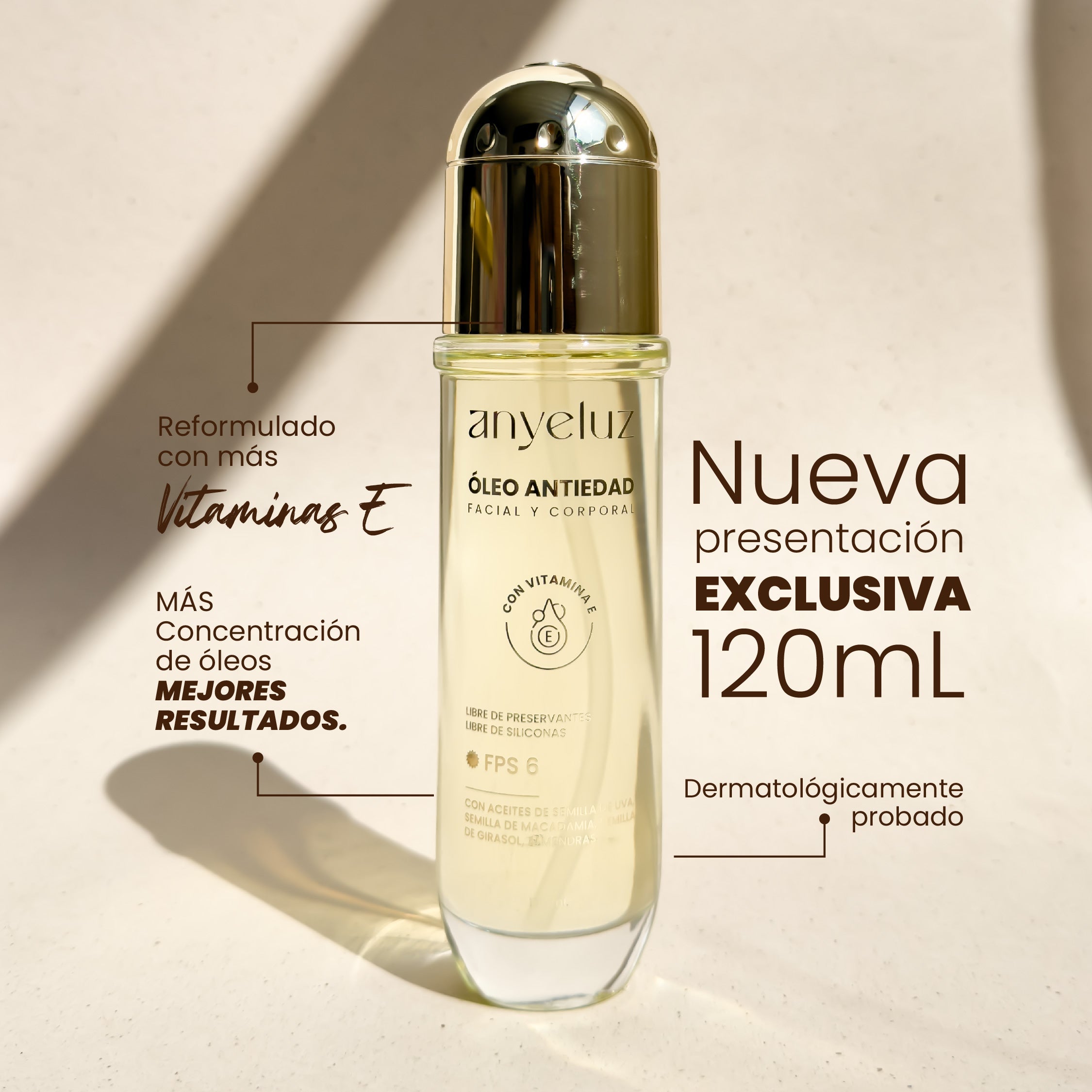 ANYELUZ ÓLEO ANTIEDAD 120ML