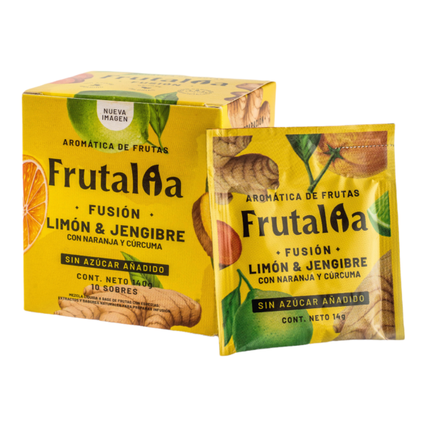 Frutalia aromaticas Fusion Limon y Jengibre x10 sobres