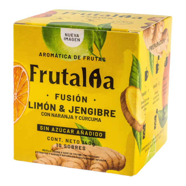 Frutalia aromaticas Fusion Limon y Jengibre x10 sobres