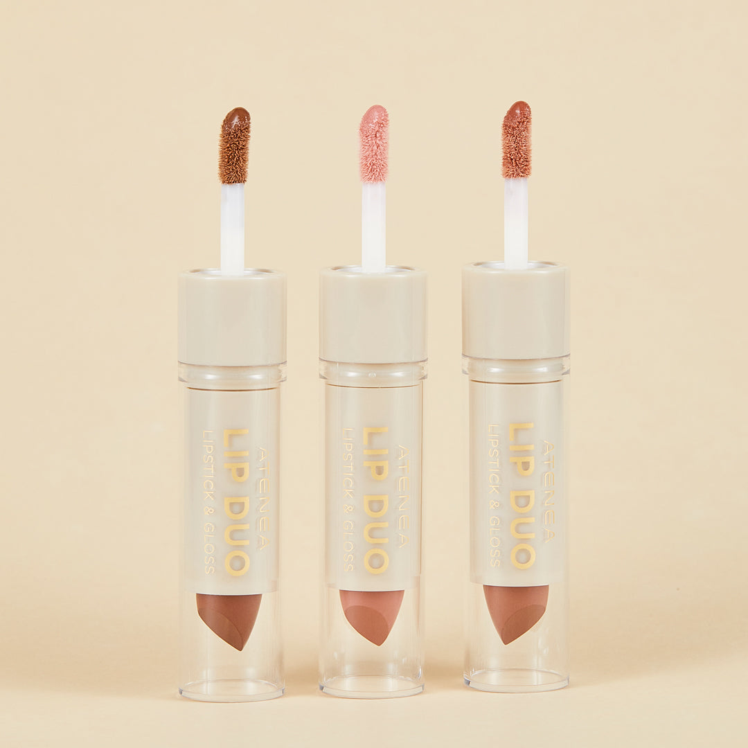 ATENEA LIP DUO LIPSTICK Y GLOSS COLLECTION