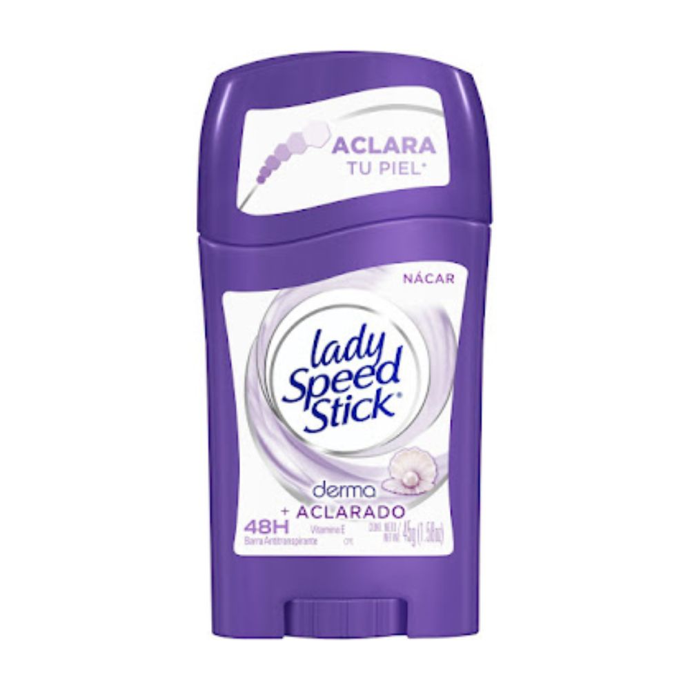 Lady Speed Stick Desodorante en Barra Aclara Manchas con Nacar y Vitamina E x 45gr