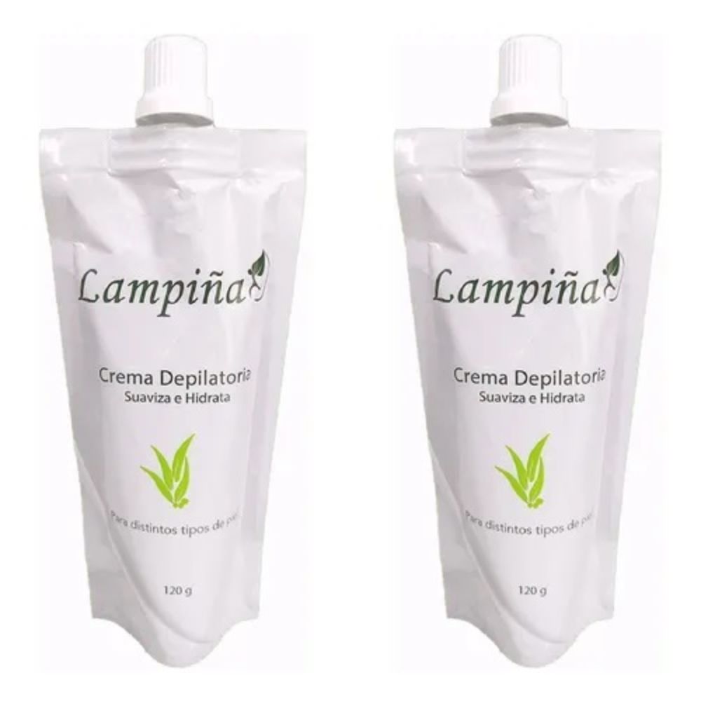 Lampina crema depilatoria corporal 120gr (2 Pack)