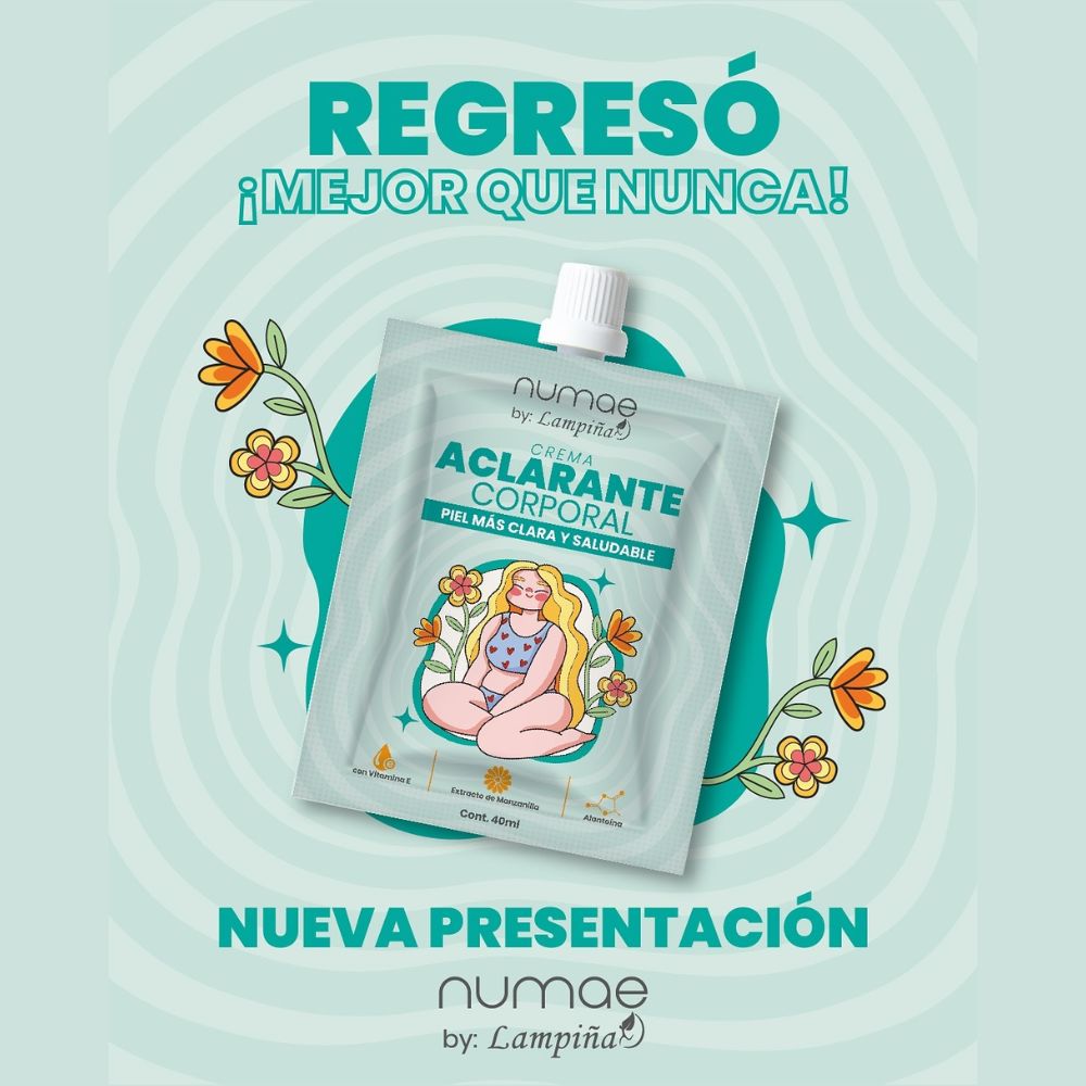 LAMPINA CREMA ACLARANTE CORPORAL NUMAE 40ML