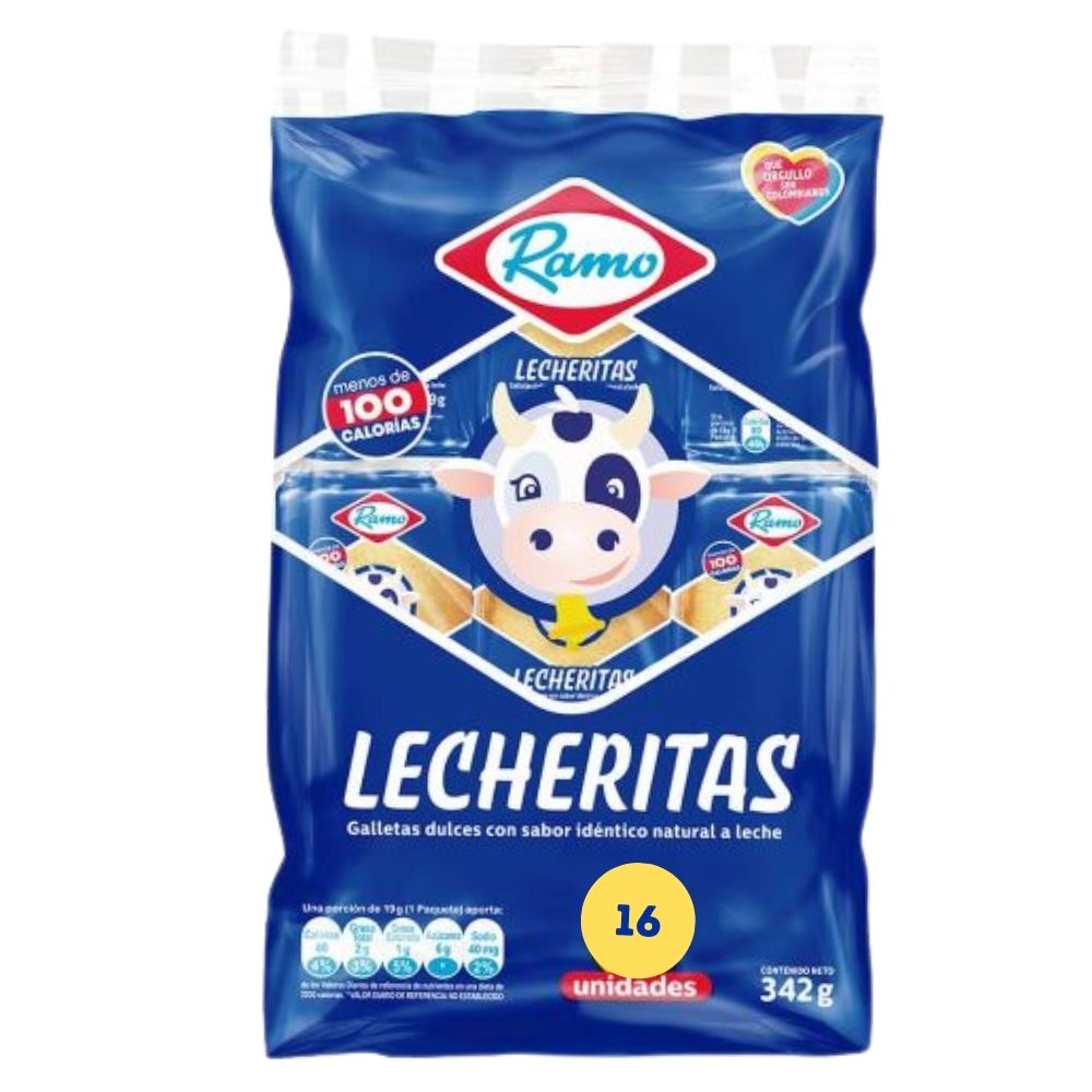 Galletas lecherita Ramo 342gr - Pack of 16 Snack