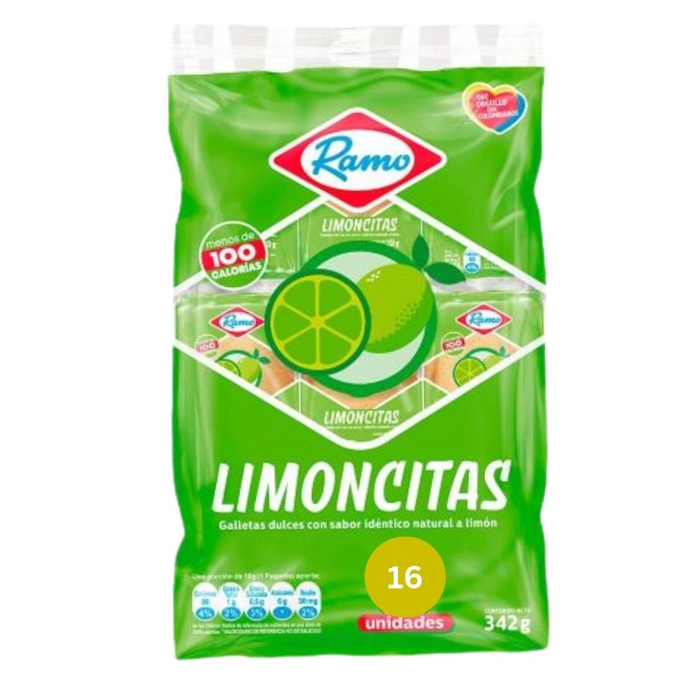 Galletas lecherita Ramo 342gr - Pack of 16 Snack