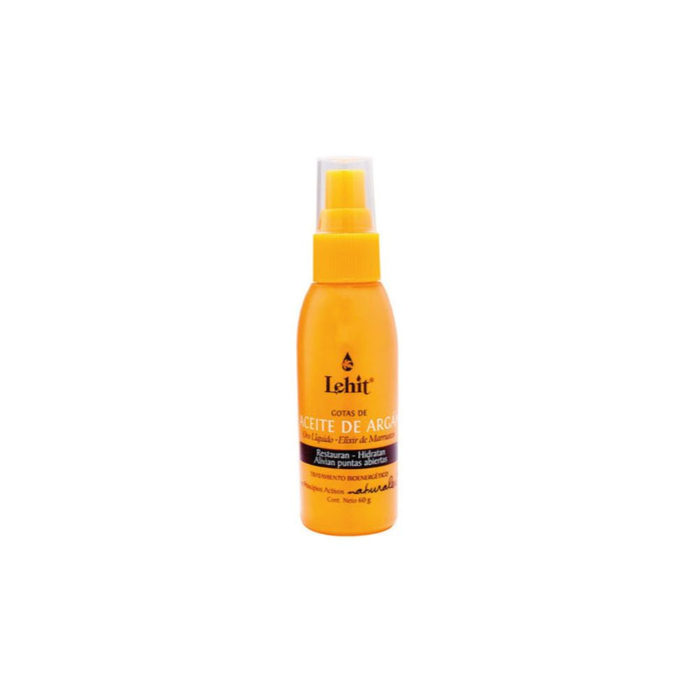 Lehit Shampoo Aceite de Argan, Tratamiento Aceite de Argan y Gotas de Aceite de Argan (3 Pack)