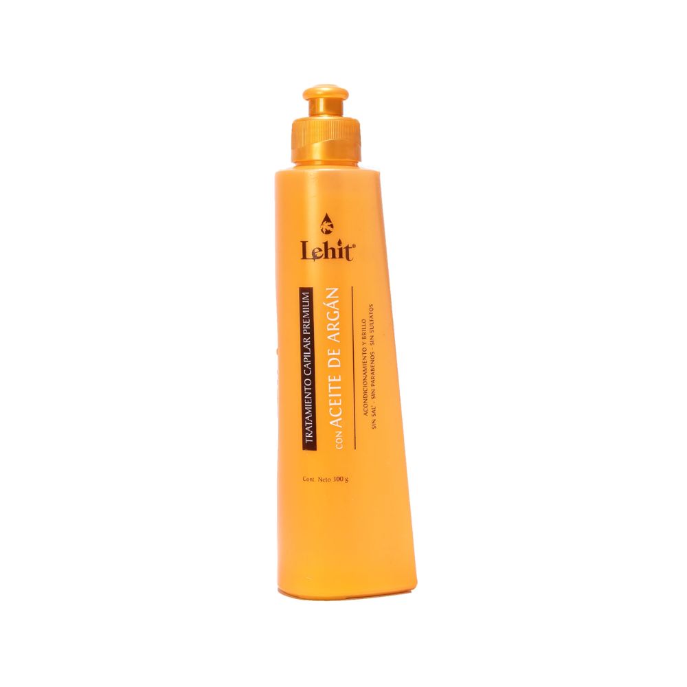 Lehit Shampoo Aceite de Argan, Tratamiento Aceite de Argan y Gotas de Aceite de Argan (3 Pack)