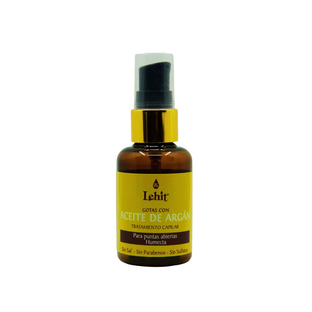 Lehit Argan Oil Shampoo, Argan Oil Treatment and Argan Oil Drops (3 Pack)