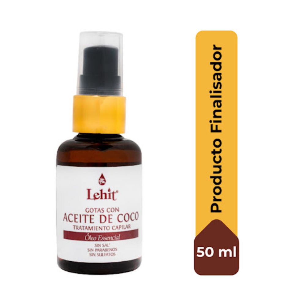 Lehit Gotas de Aceite de Coco x 50ml