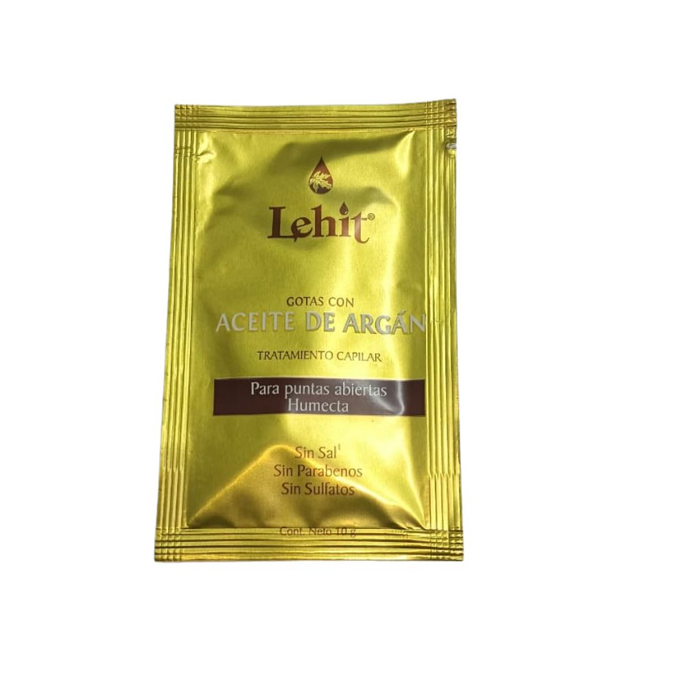 Lehit Gotas con Aceite de Argan Tratamiento Capilar x 10g