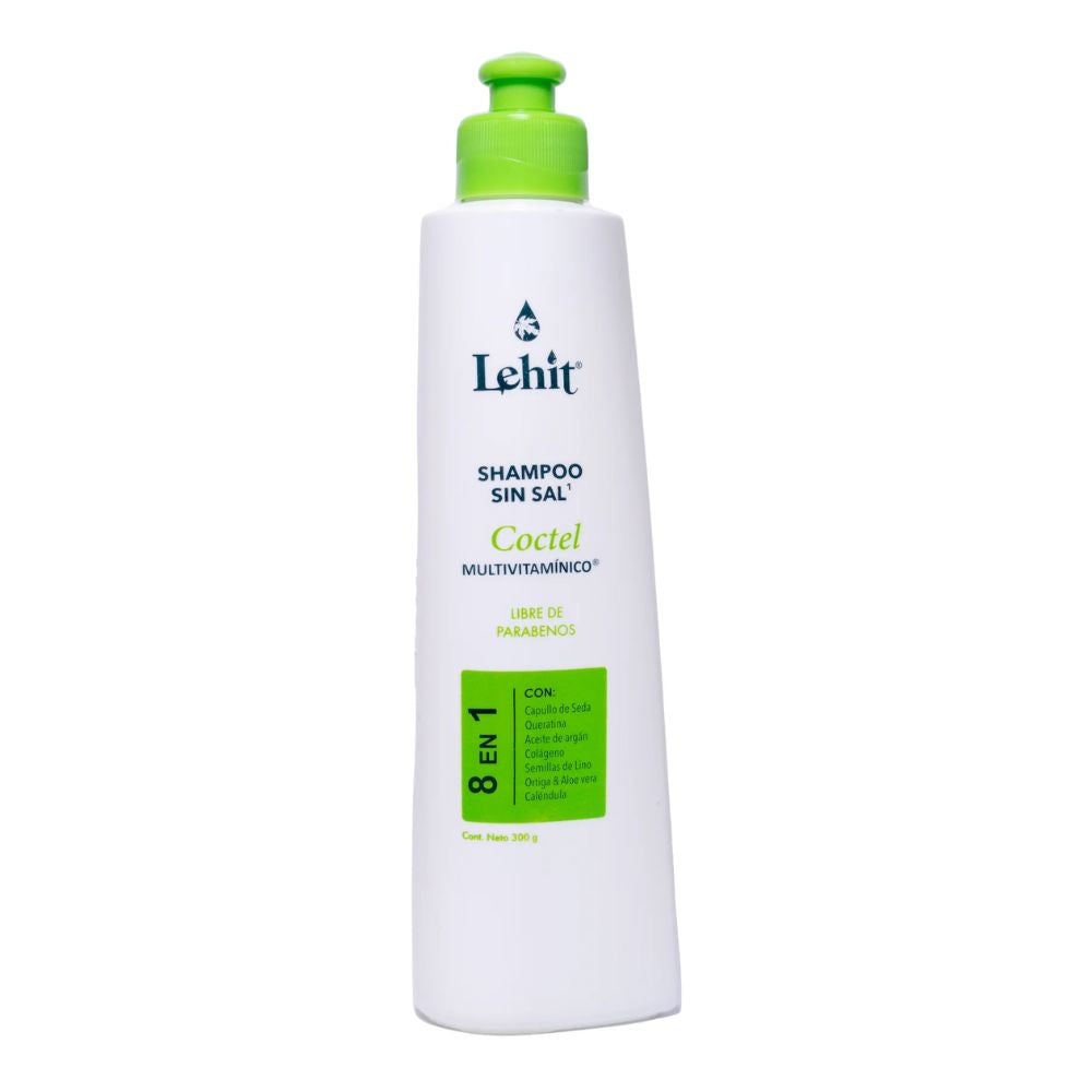 Lehit Shampoo Coctel 8 en 1 libre de sal x300gr