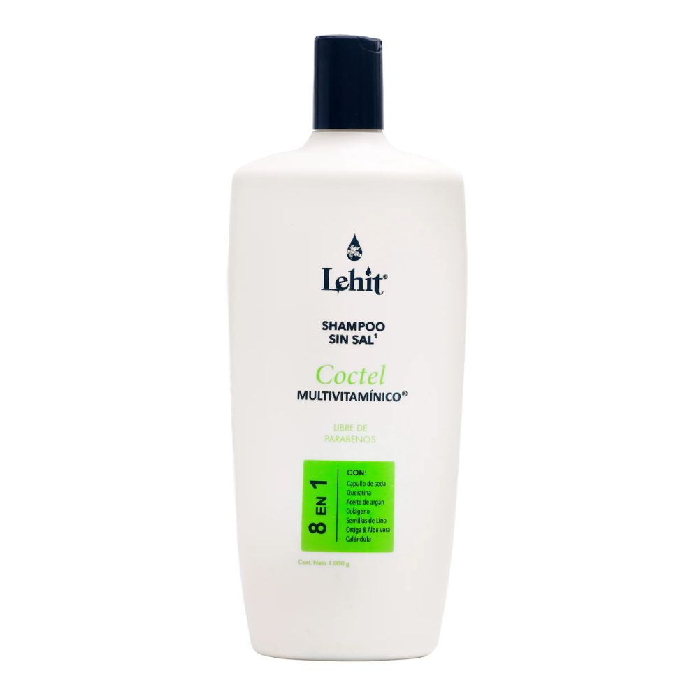 Lehit Shampoo Coctel 8 en 1 libre de sal x1000gr