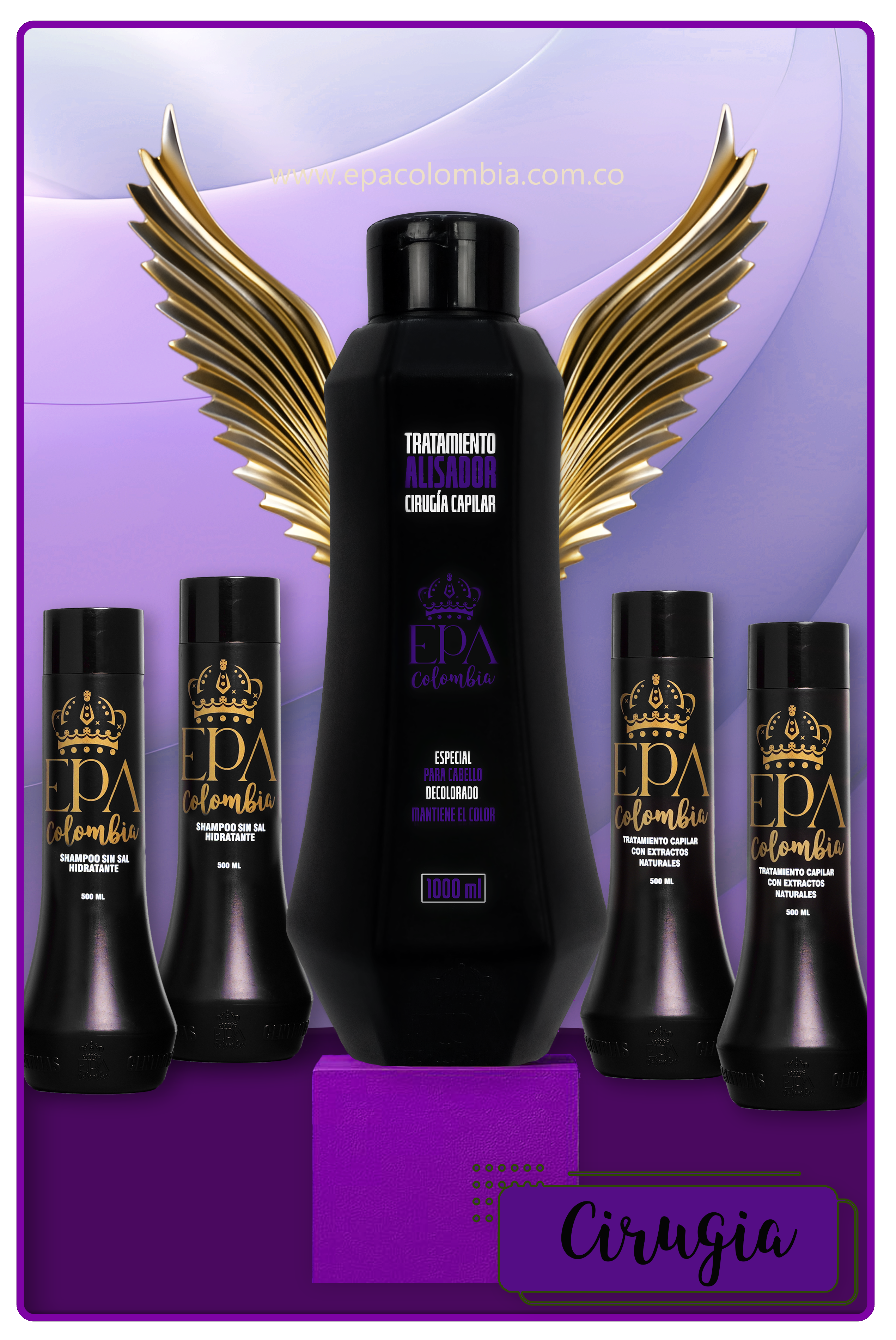 Epa Colombia Purple Hair Surgery Liter