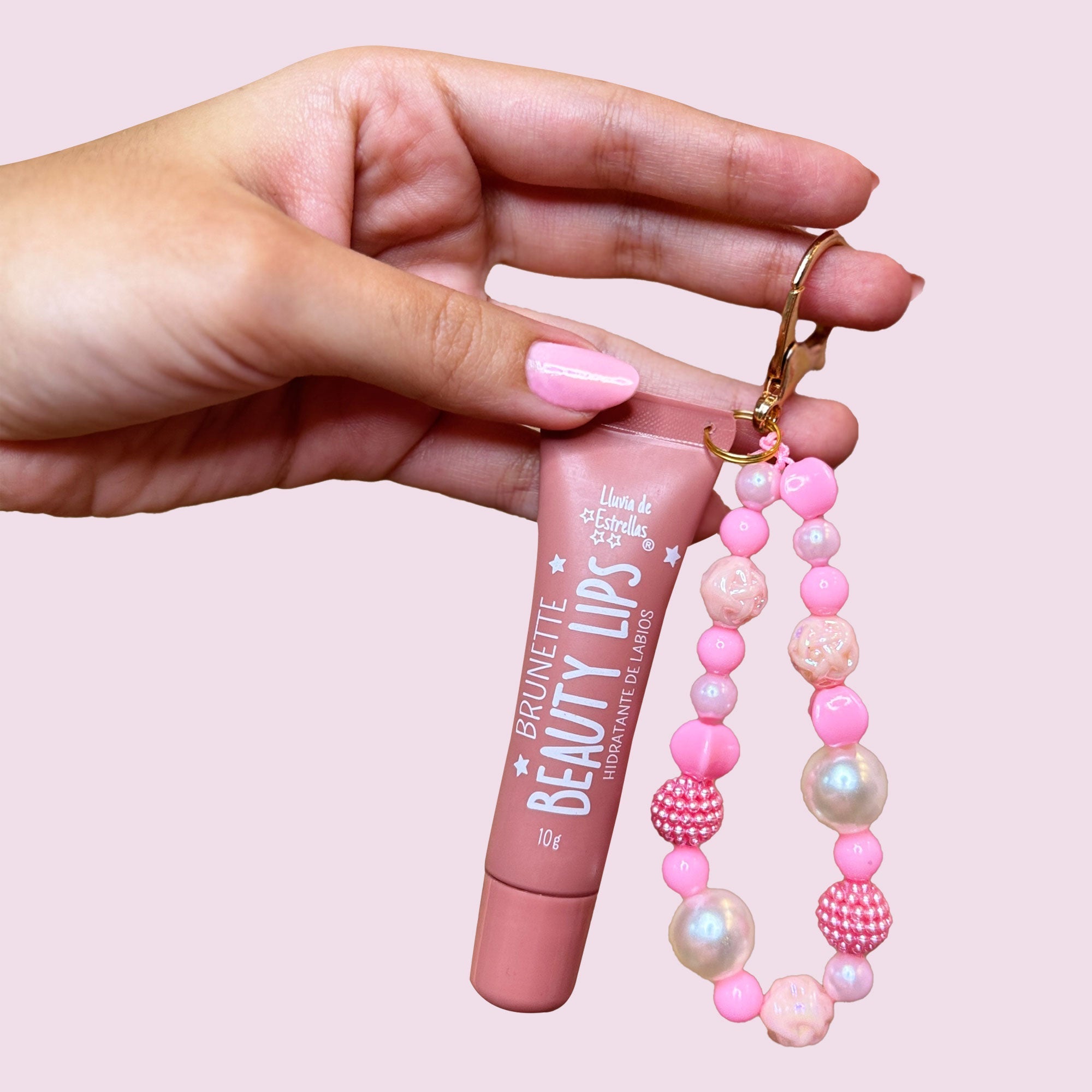 LLUVIA DE ESTRELLAS GLOSS CON LLAVERO