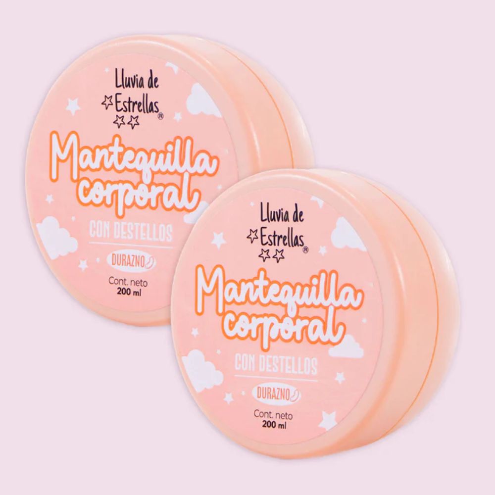 LLUVIA DE ESTRELLAS MANTEQUILLA CORPORAL DURAZNO X 200ml