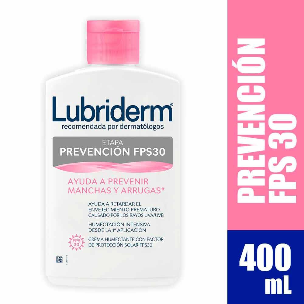 Lubriderm Crema Prevencion Con FPS 30 Frasco x 400ml