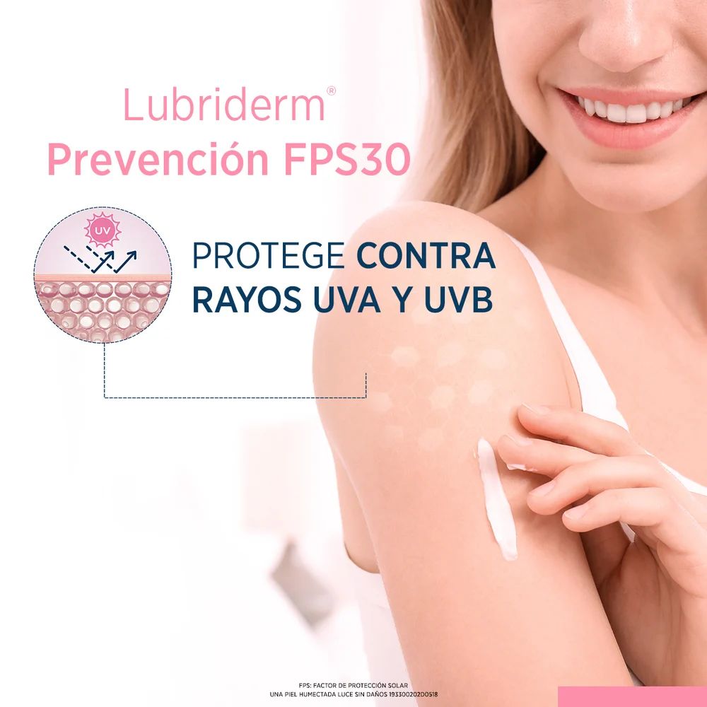 Lubriderm Crema Prevencion Con FPS 30 Frasco x 400ml
