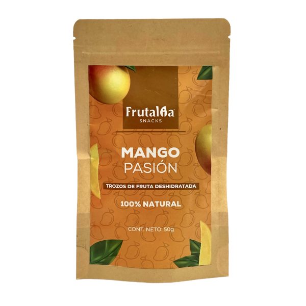 Frutalia Snack fruta deshidratada mango pasion x50gr