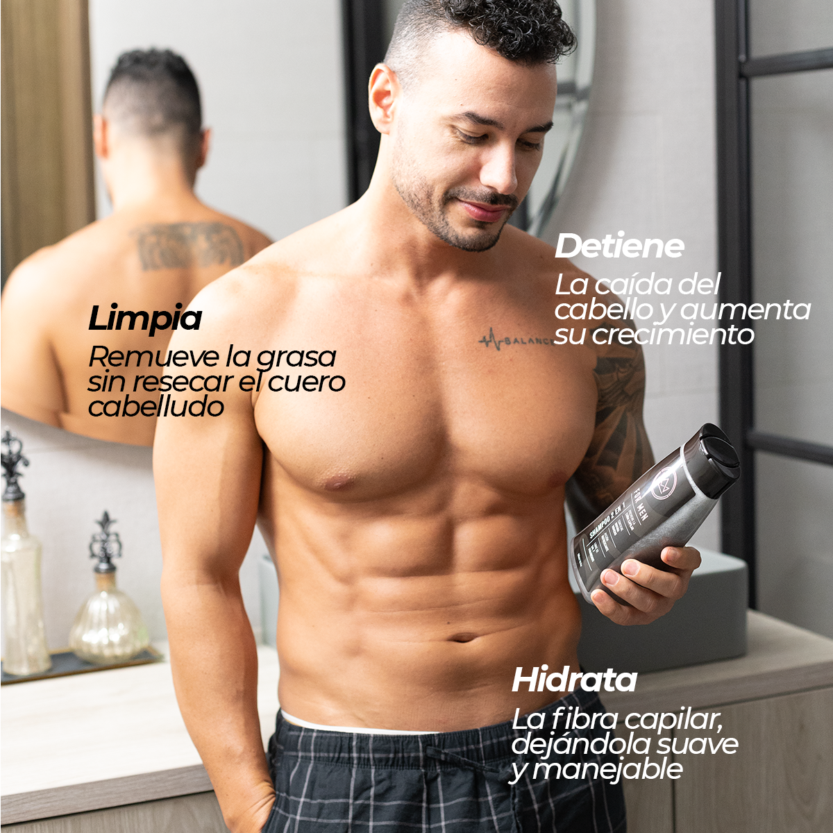 Mariana Zapata Shampoo For Men x 500 ml