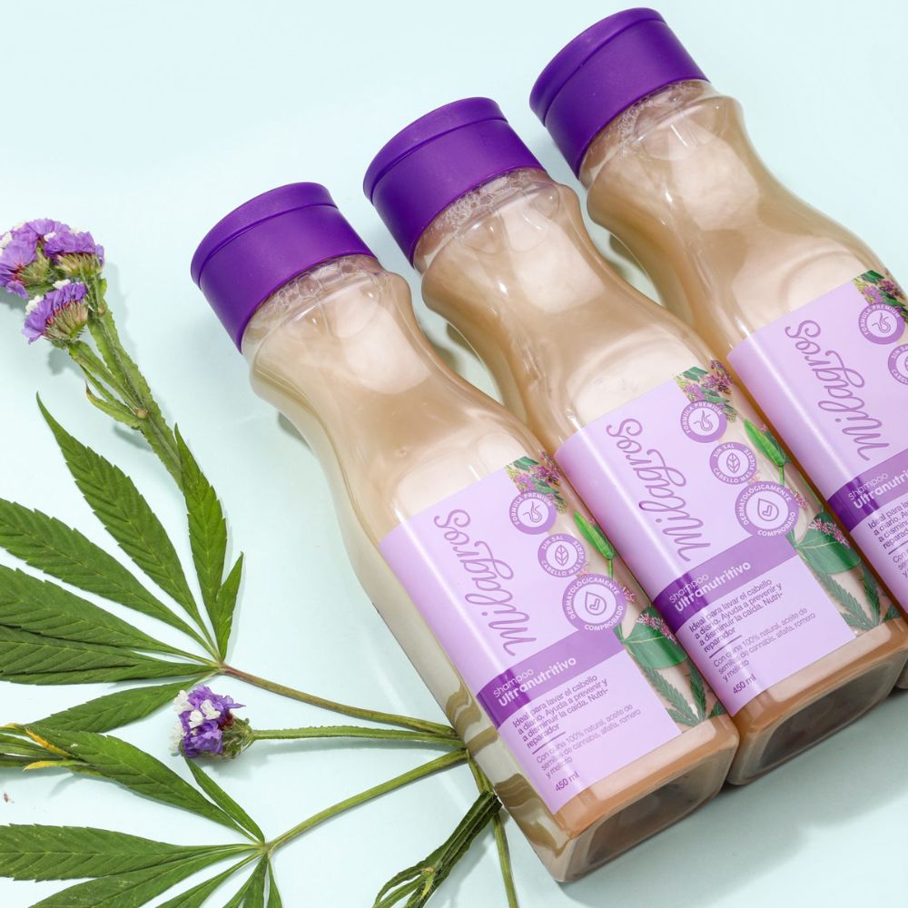 Milagros Kit crecimiento (4 Pack) Tratamiento emergencia capilar milagro, tratamiento de frutas milagro Shampoo Ultranutritivo Milagro y Gotas magicas milagro