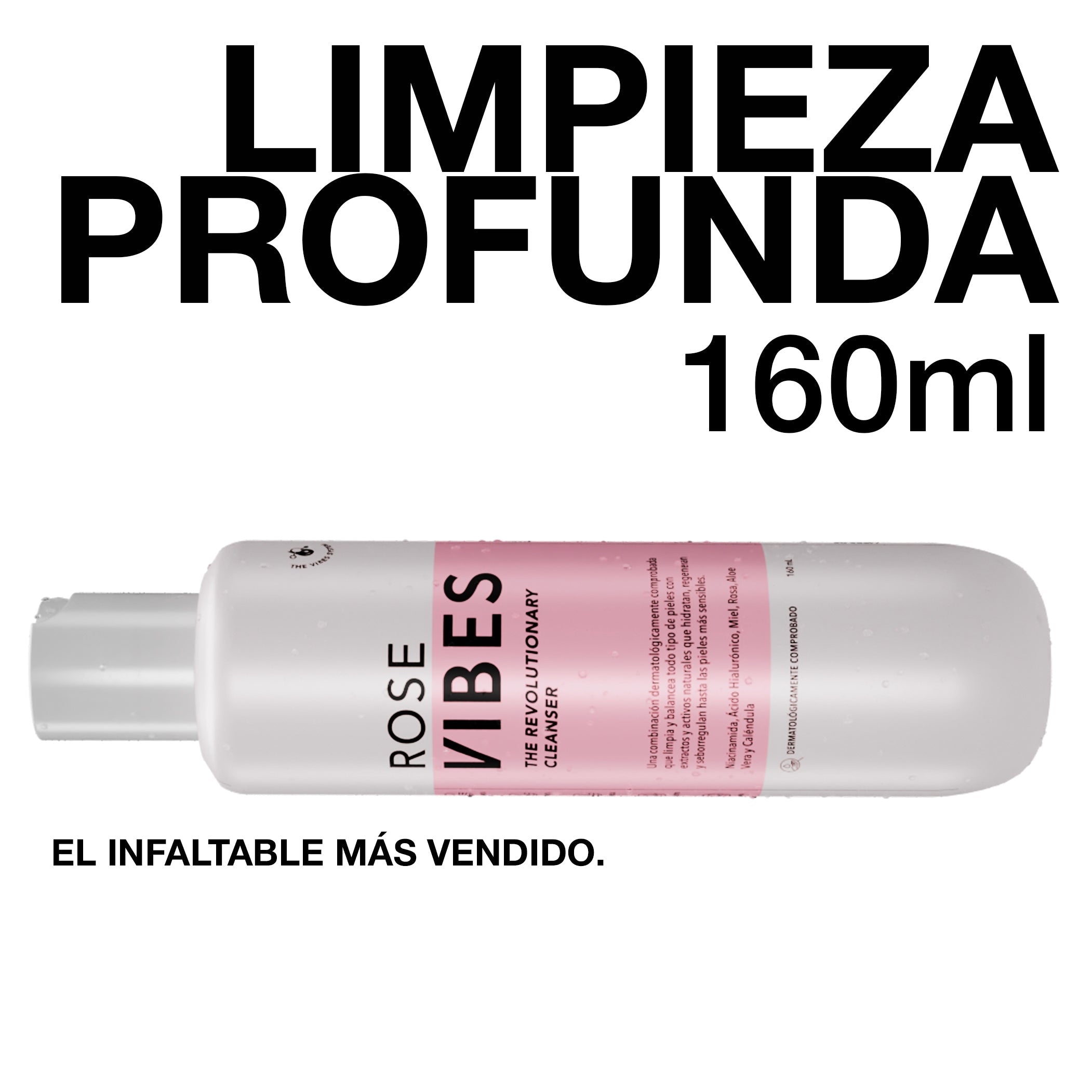 VIBES LIMPIADOR FACIAL CON ACIDO HIALURONICO DE 160ML
