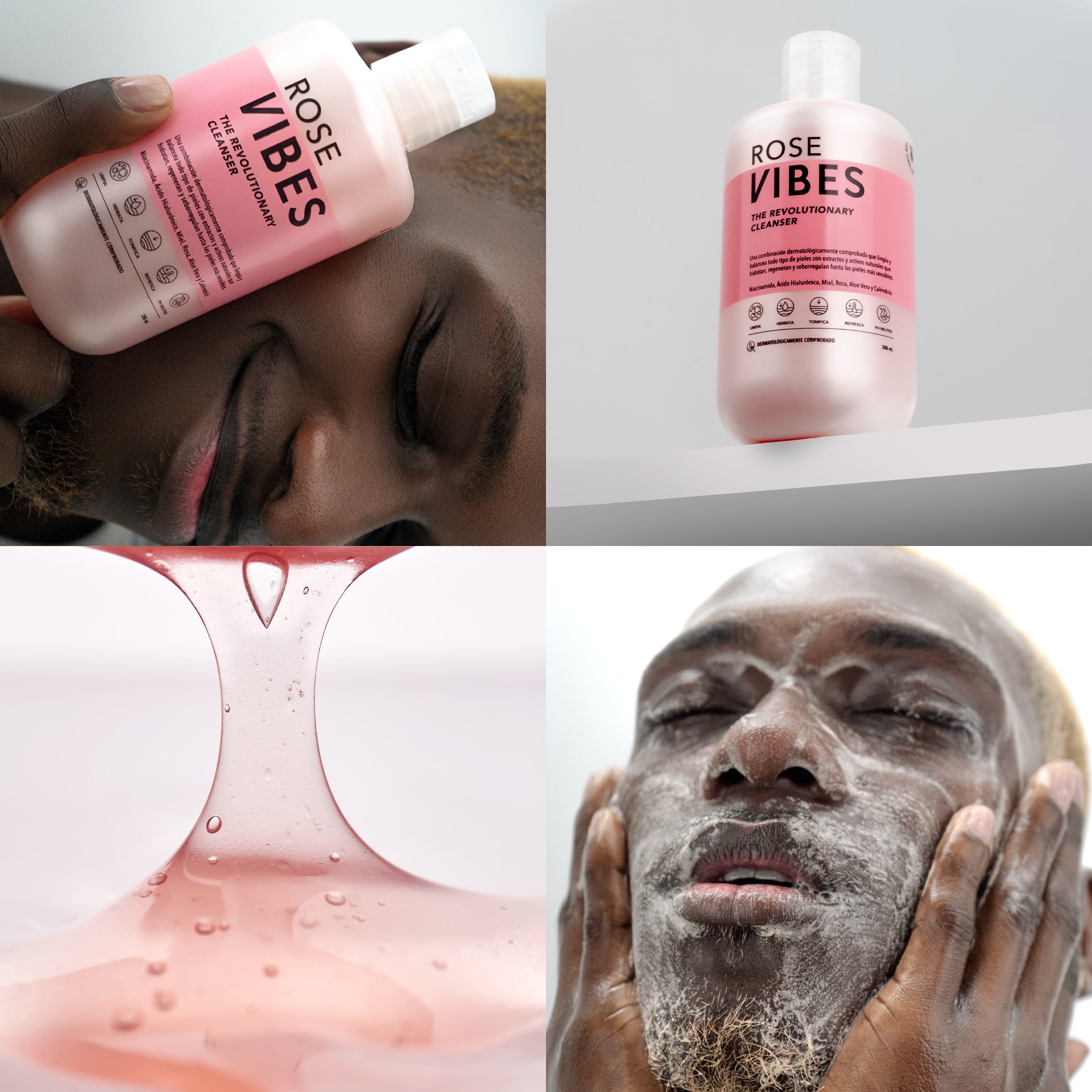 VIBES LIMPIADOR FACIAL CON ACIDO HIALURONICO 280 ML