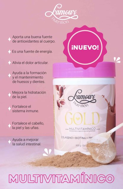Lamour Gold Multivitamínico – 300gr
