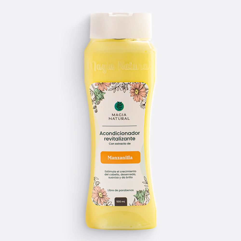 Magia Natural Shampoo Manzanilla, Acondicionador Manzanilla y Locion Aclarante (3 Pack)