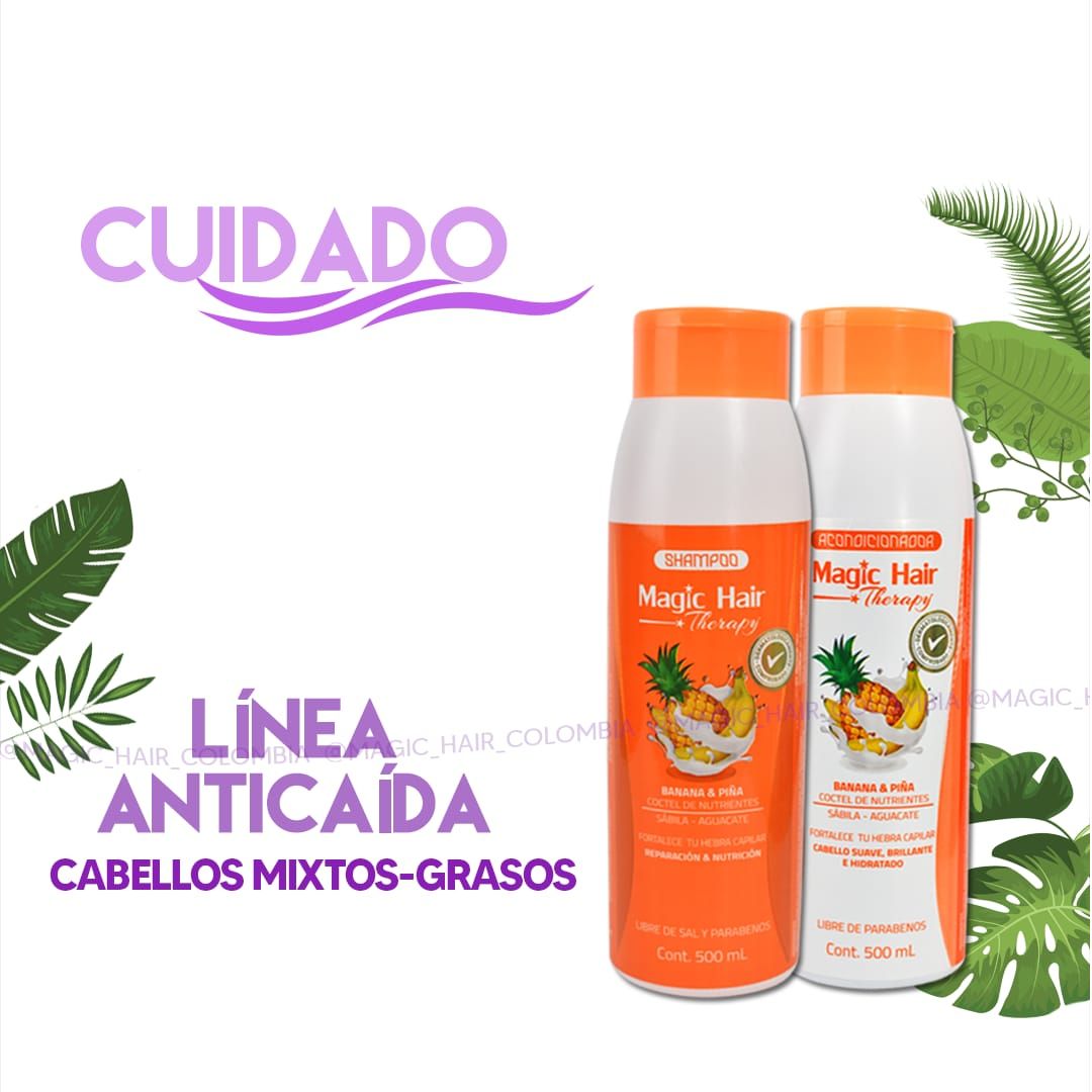 Magic Hair Shampoo Anticaida y Magic Hair Acondicionador Anticaida (2 pack)