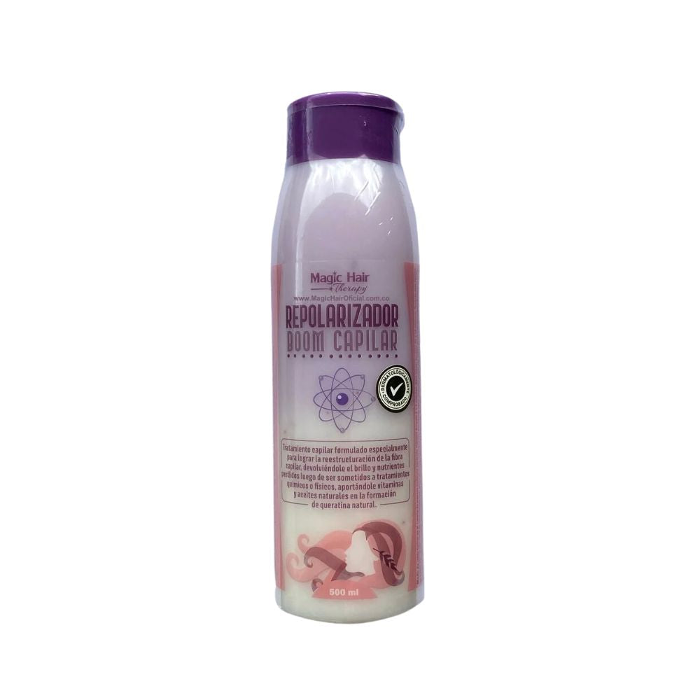Magic Hair Shampoo Boom, Acondicionador Boom y Repolarizador Boom (Pack 3)