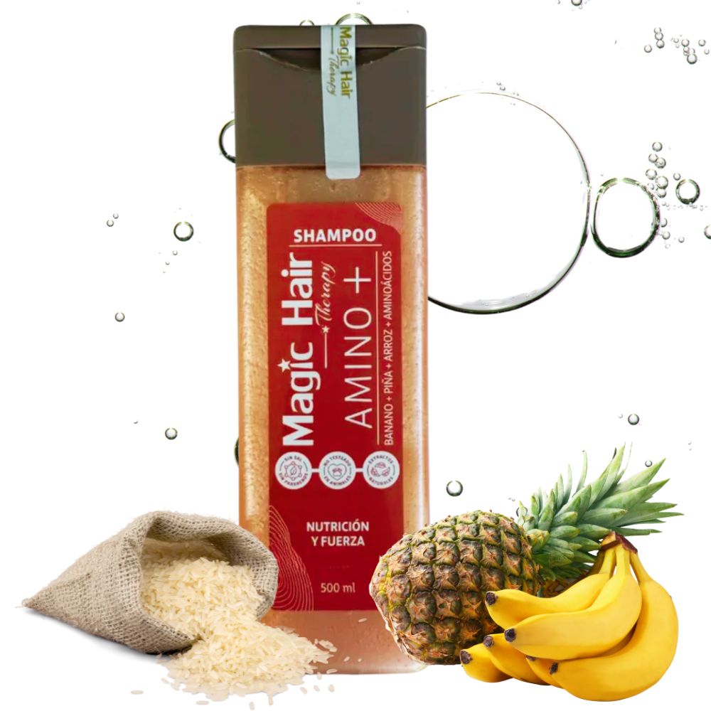 Magic Hair Shampoo para la Caida del Cabello Amino+ Nueva Formula 500ml