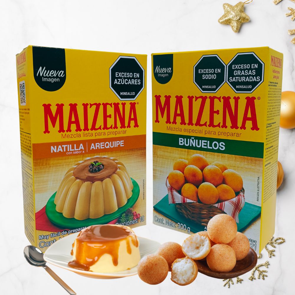 Natilla Colombiana de Arequipe 300g y caja de bunuelos 300g (pack 2)