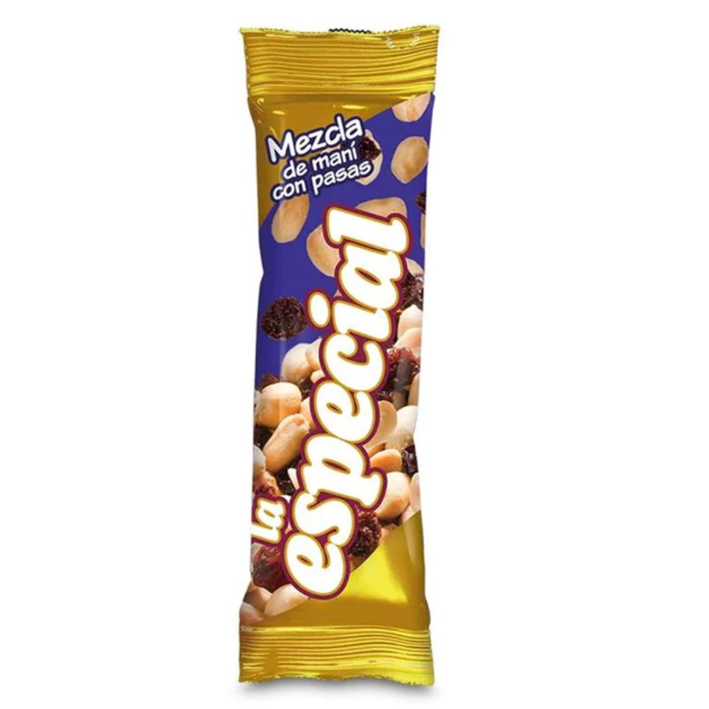 Mani La Especial Colombina Mezcla De Mani Con Pasas 40g