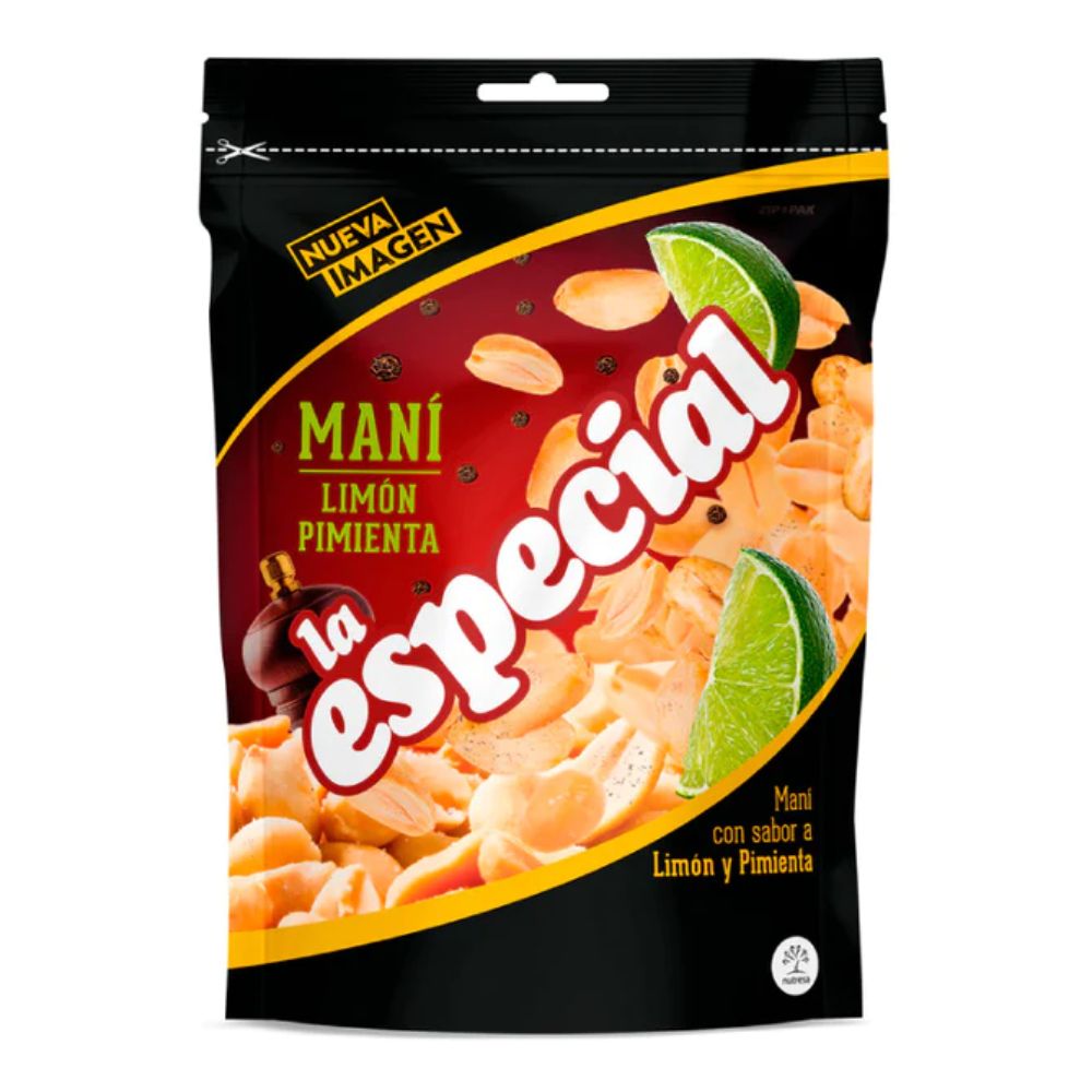 Mani La Especial Limon Pimienta (Cervecero) Colombina x 180gr Snack