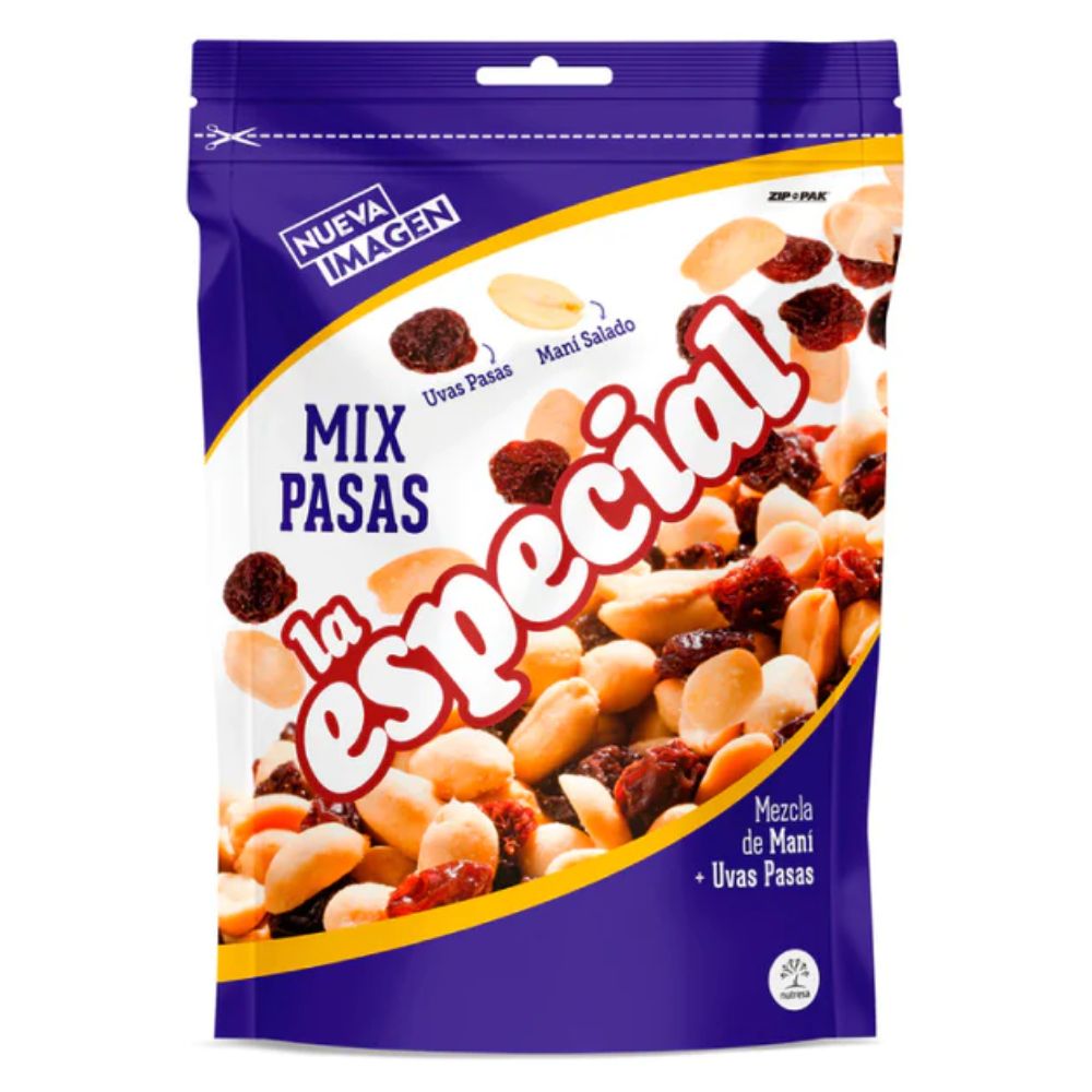 Mani La Especial Mix Pasas Colombina 180gr Snack