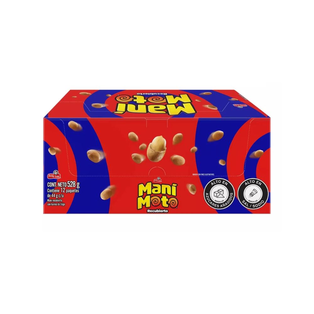 Mani Moto El Original 528gr - 12 unid Snack