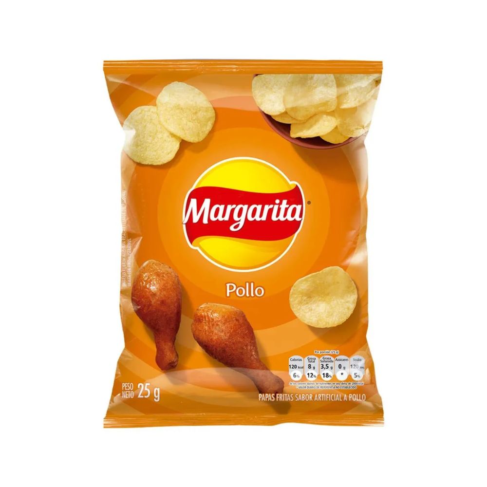 PAPA MARGARITA DE POLLO 25G (1 UNID)