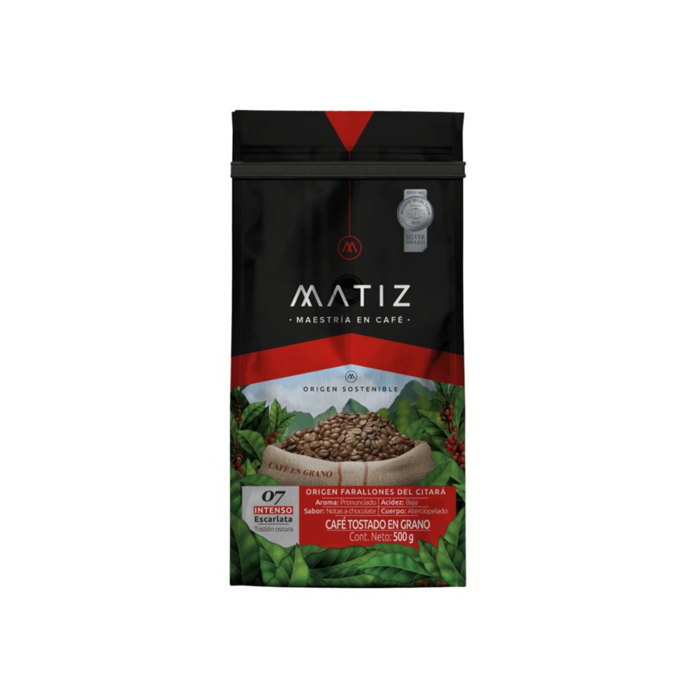 Cafe Matiz Tostado Grano Intenso Escarlata x500gr