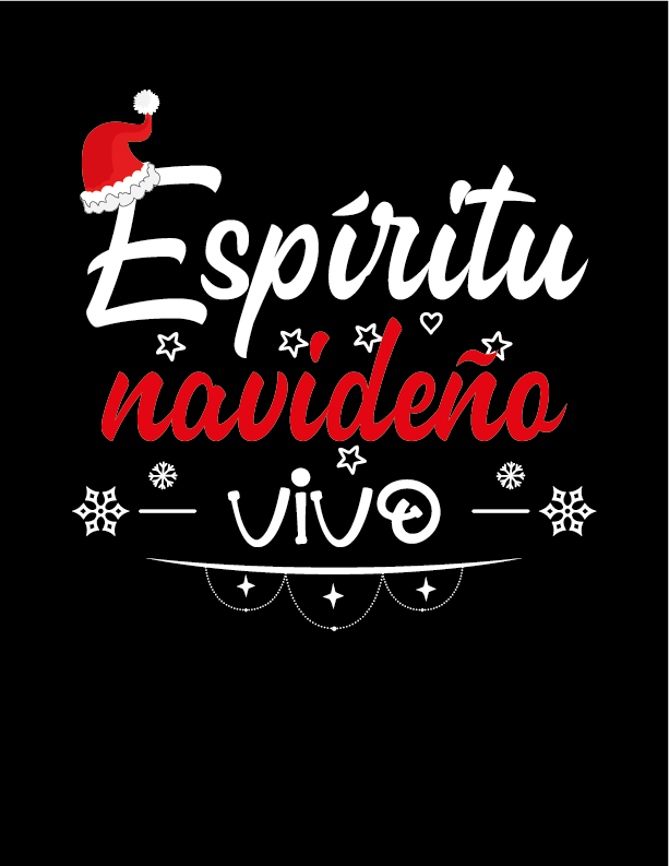 Hoodie “Espíritu Navideño Vivo”