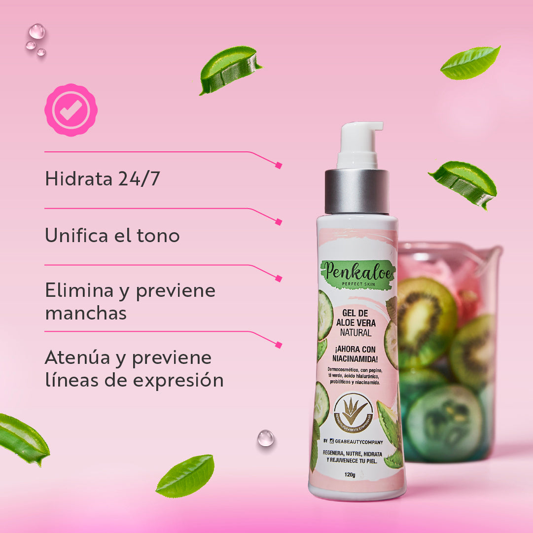 Penkaloe Gel de aloe Vera / Hidratante - Reparador intensivo 120g
