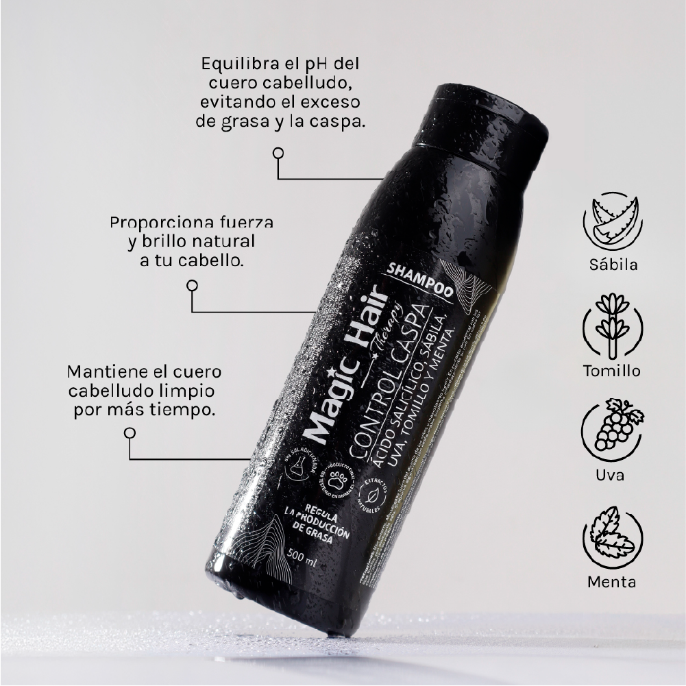 Magic Hair Shampoo para la Caspa 500ml