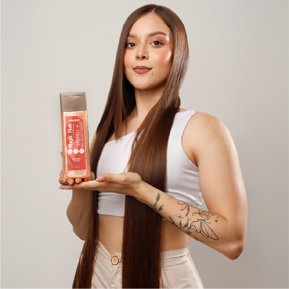 Magic Hair Shampoo para la Caida del Cabello Amino+ Nueva Formula 500ml
